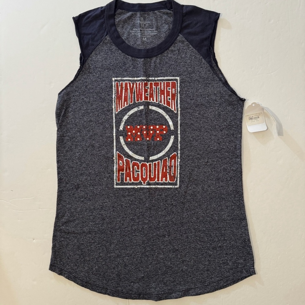 Mayweather Pacquiao Tank with Swarovski Crystals